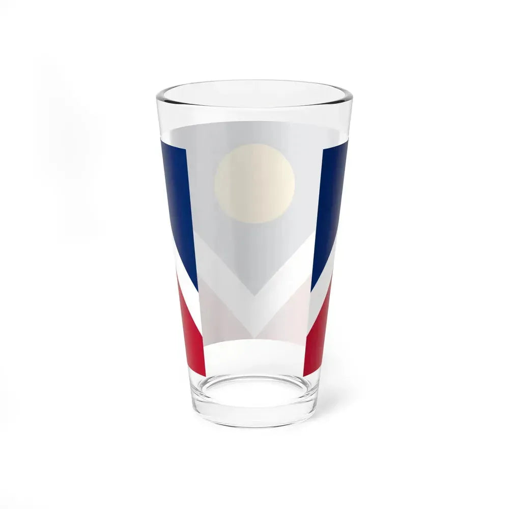 Flag of Denver, Colorado - Pint Glass 16oz - Go Mug Yourself