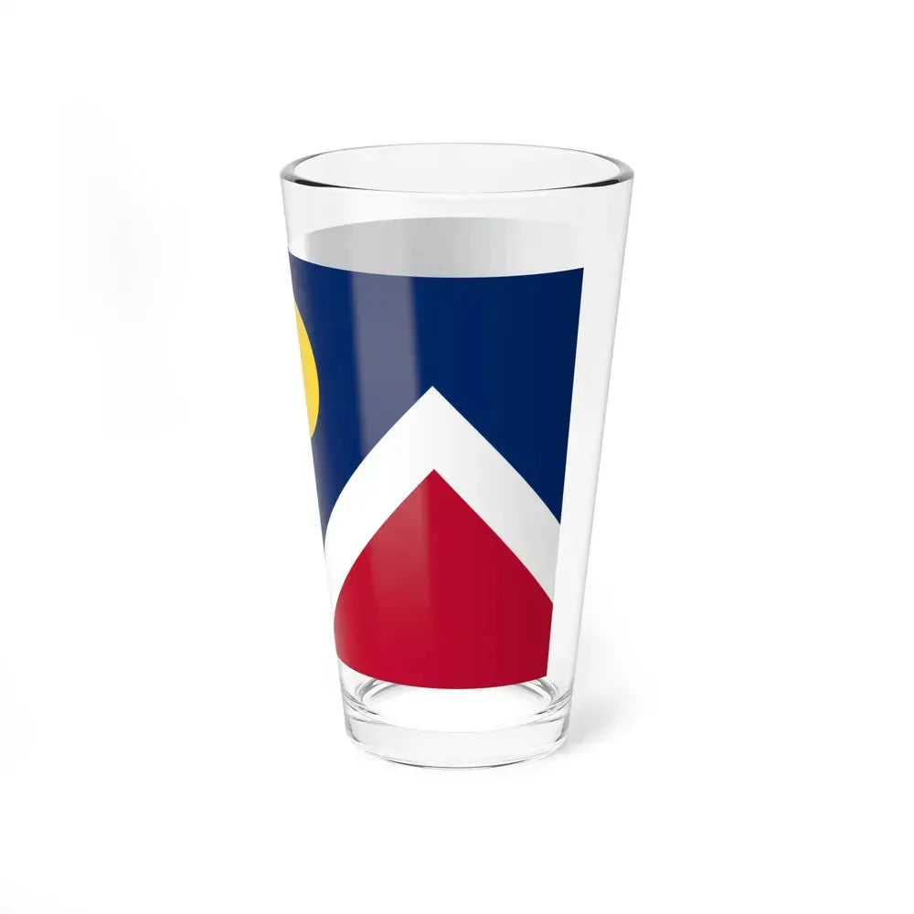 Flag of Denver, Colorado - Pint Glass 16oz - Go Mug Yourself