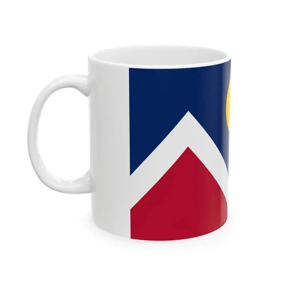 Flag of Denver Colorado (United States) White Coffee Mug - Go Mug Yourself