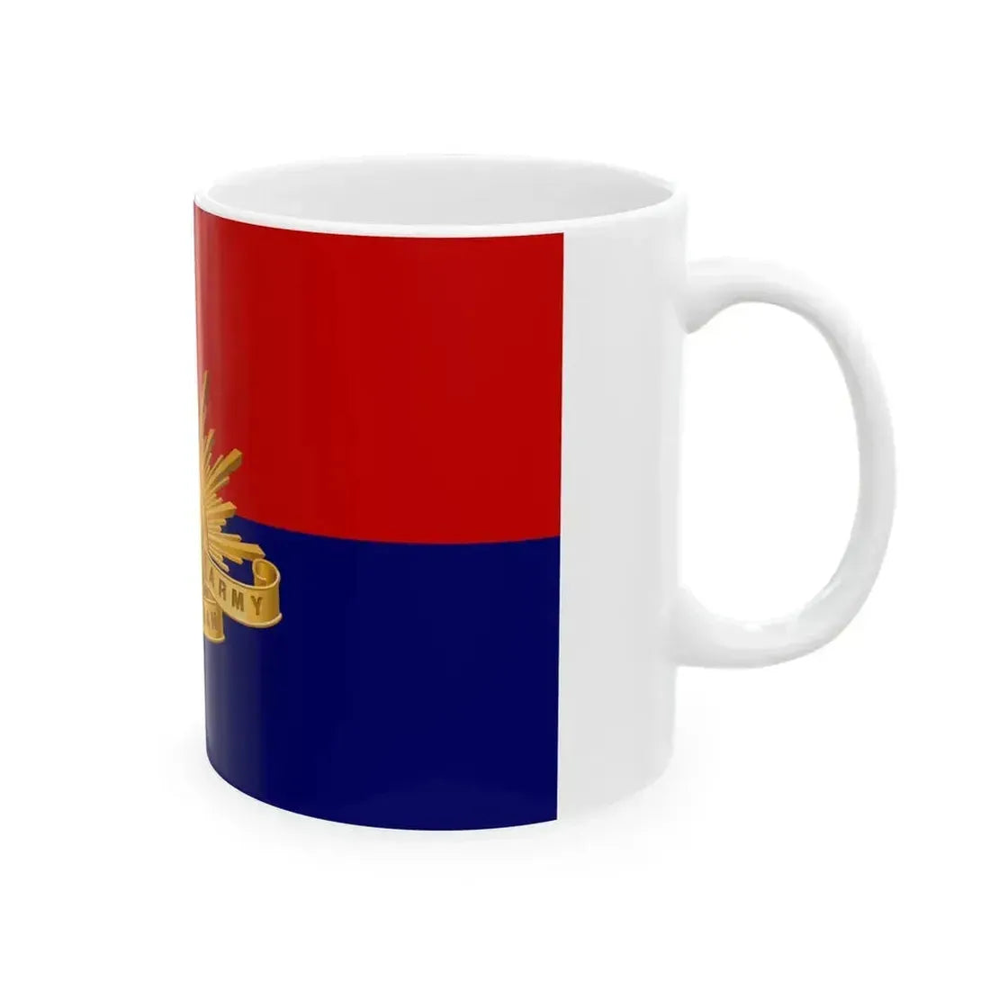Flag of Deputy Chief of Army Australia (Australia) White Coffee Mug - Go Mug Yourself