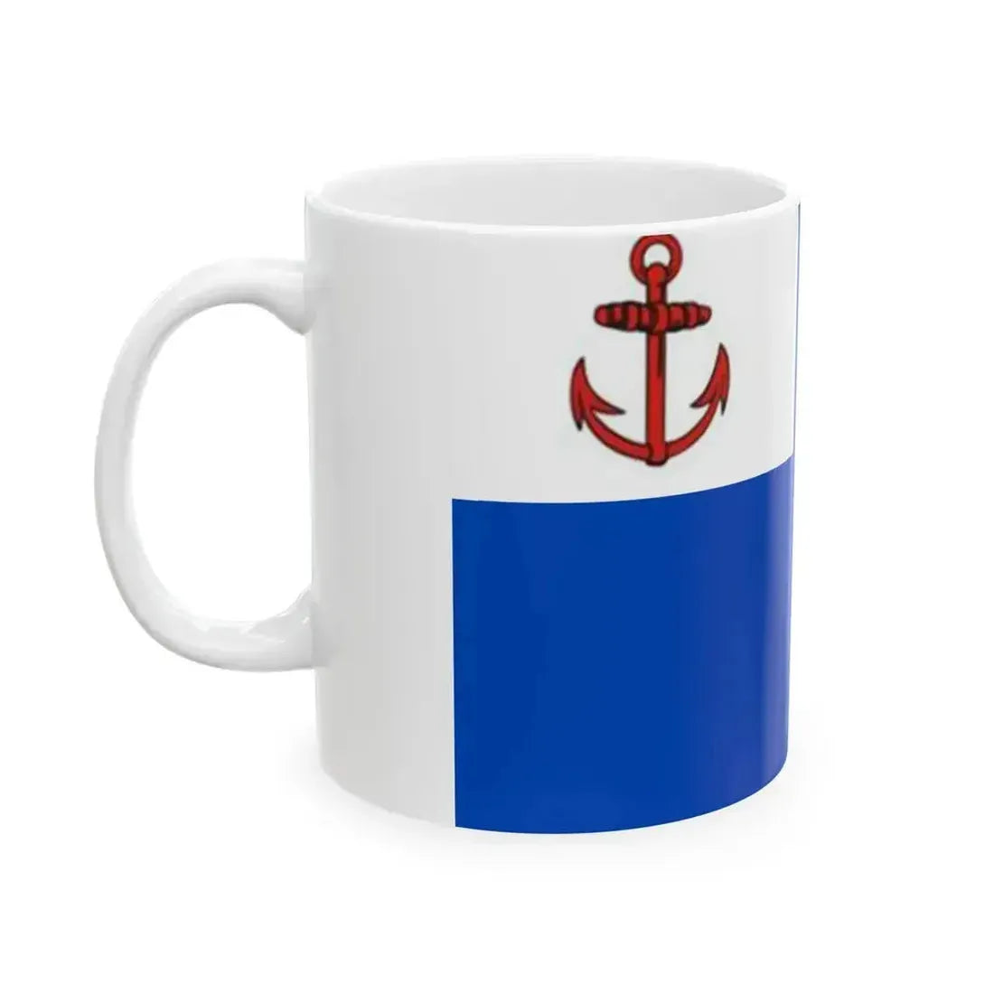 Flag of Deputy Chief of the Revolutionary Navy of Cuba (Cuba) White Coffee Mug - Go Mug Yourself