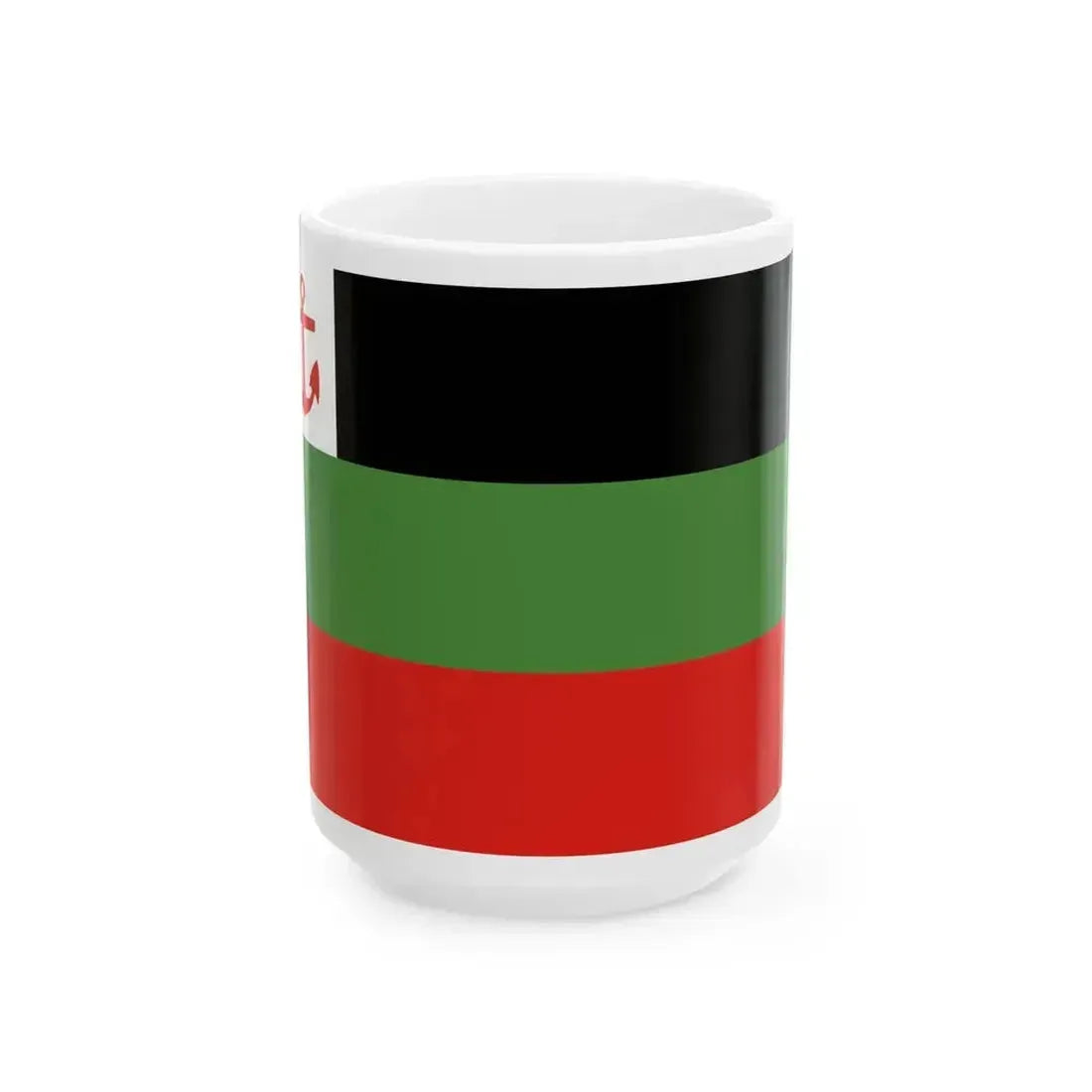 Flag of Deputy Commanders of the Beiyang Fleet (China) White Coffee Mug 15oz - Go Mug Yourself