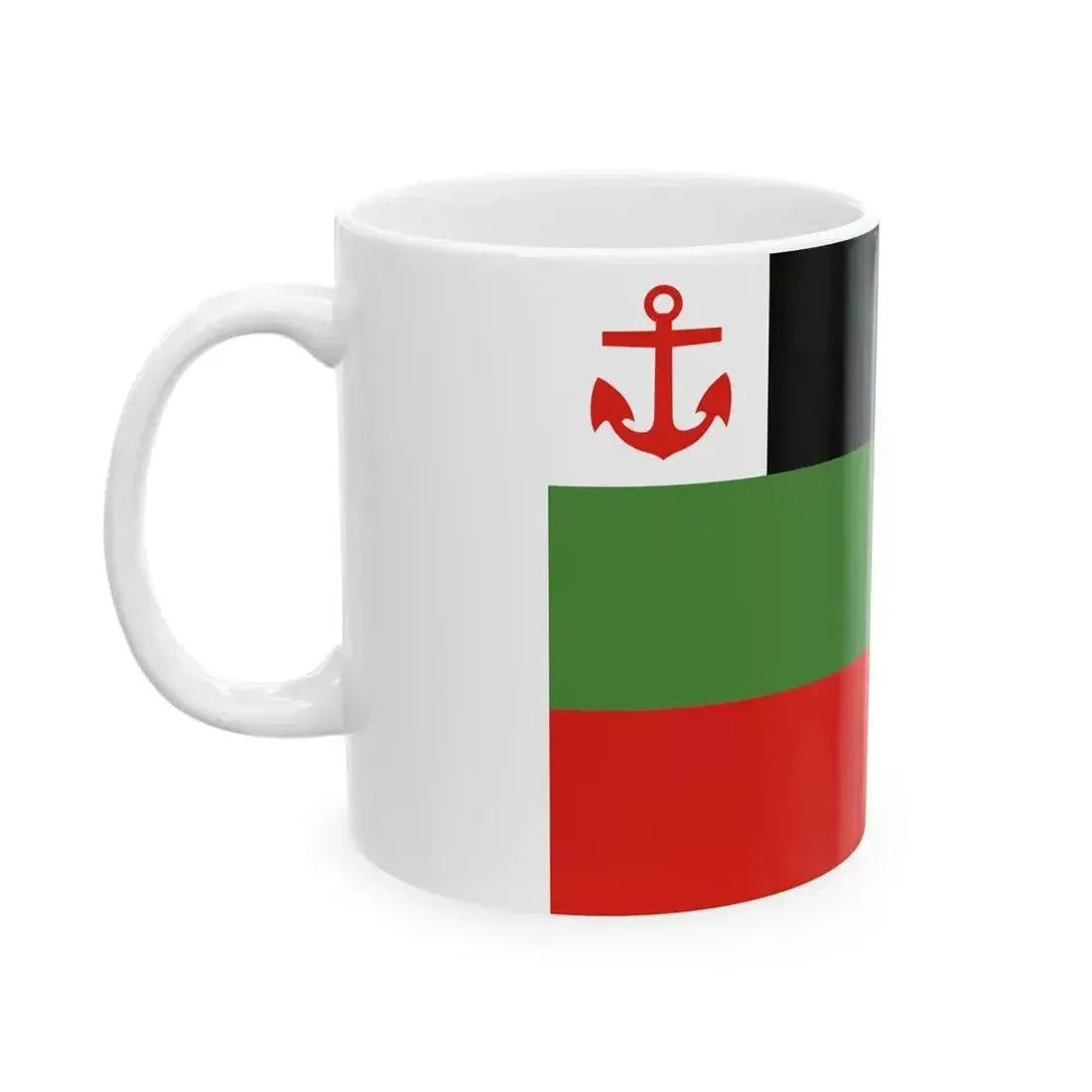Flag of Deputy Commanders of the Beiyang Fleet (China) White Coffee Mug - Go Mug Yourself