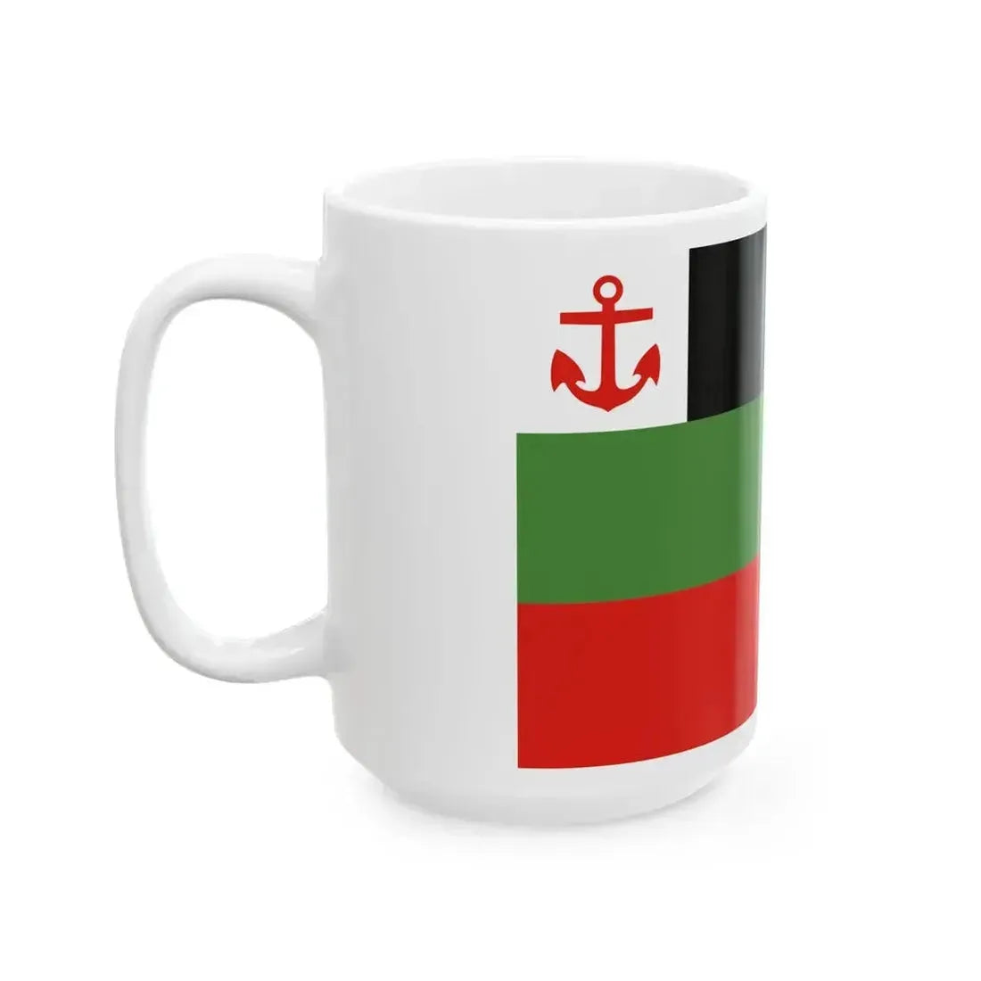 Flag of Deputy Commanders of the Beiyang Fleet (China) White Coffee Mug - Go Mug Yourself