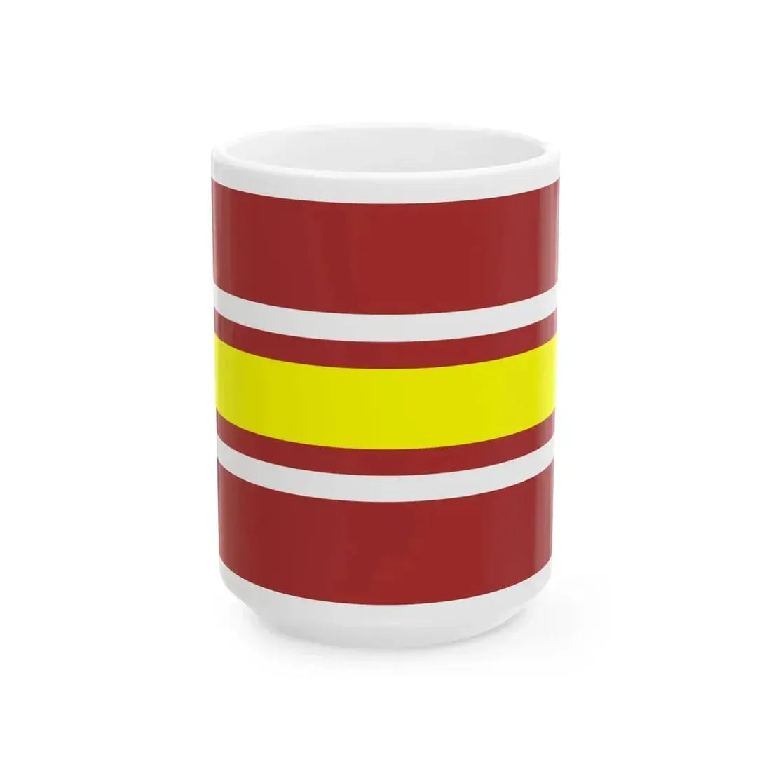 Flag of Derazhnia raion (Ukraine) White Coffee Mug 15oz - Go Mug Yourself