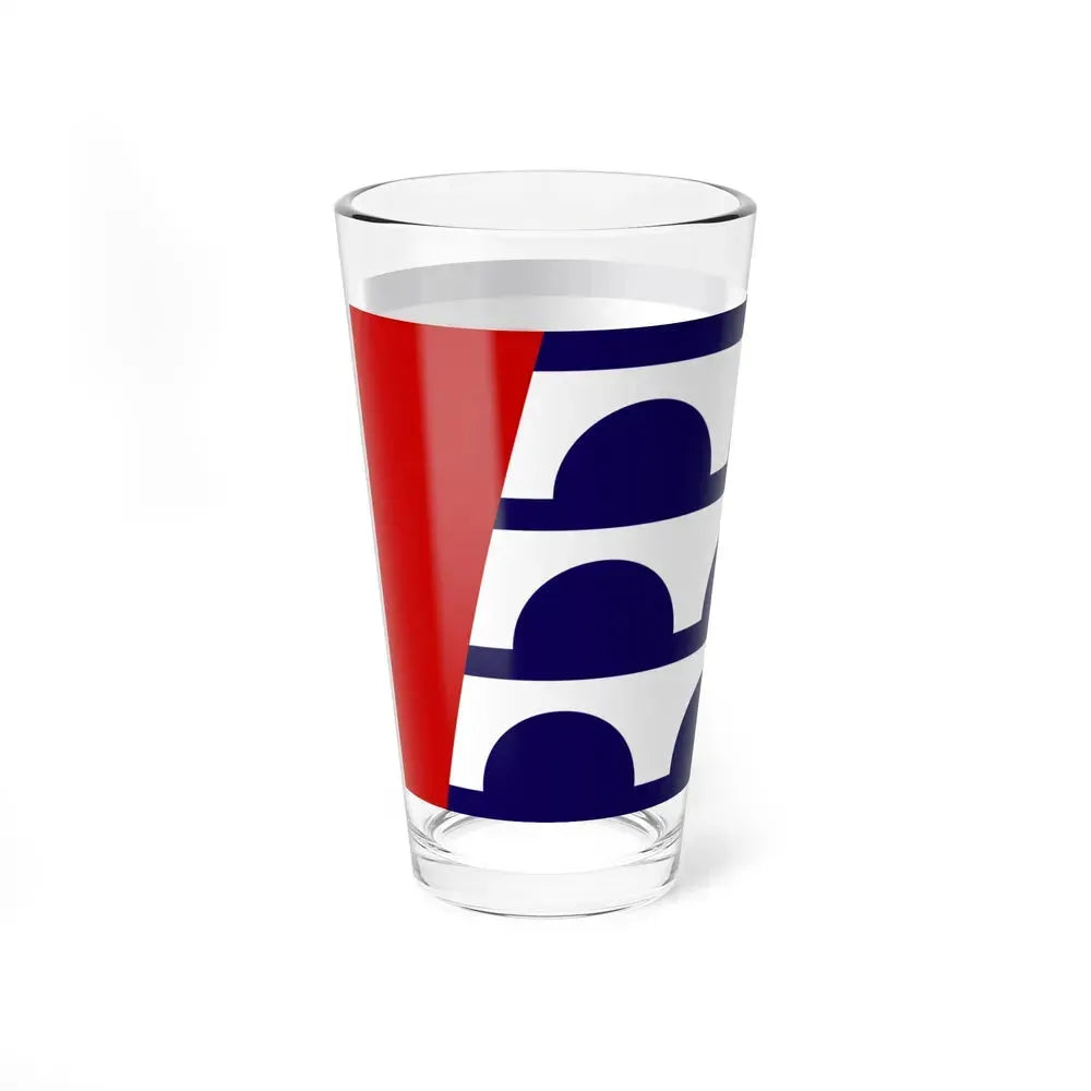 Flag of Des Moines, Iowa - Pint Glass 16oz - Go Mug Yourself