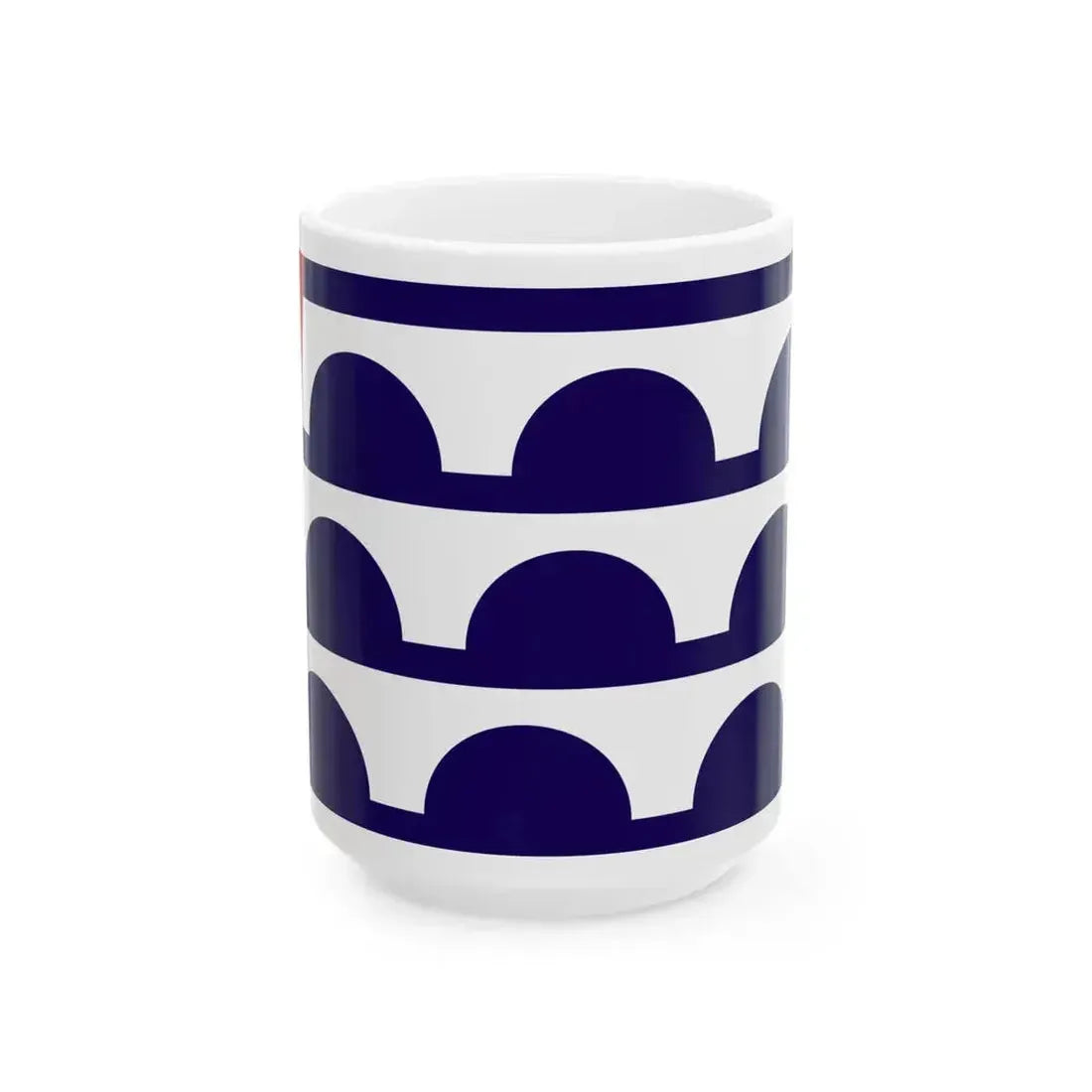 Flag of Des Moines Iowa (United States) White Coffee Mug 15oz - Go Mug Yourself