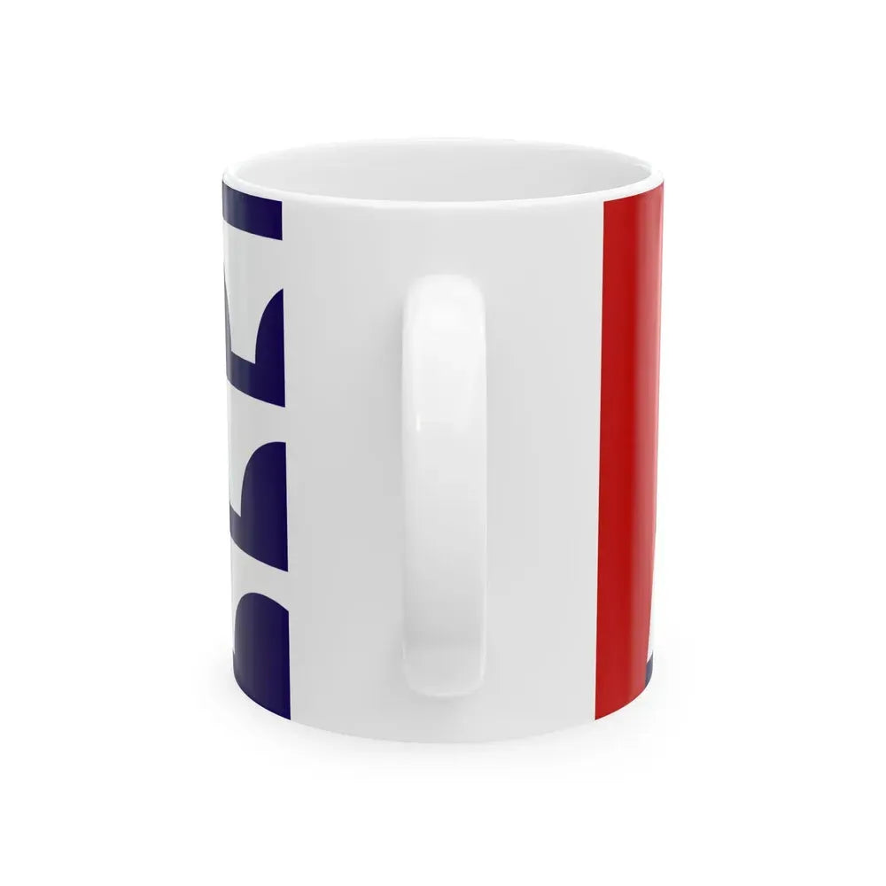 Flag of Des Moines Iowa (United States) White Coffee Mug - Go Mug Yourself