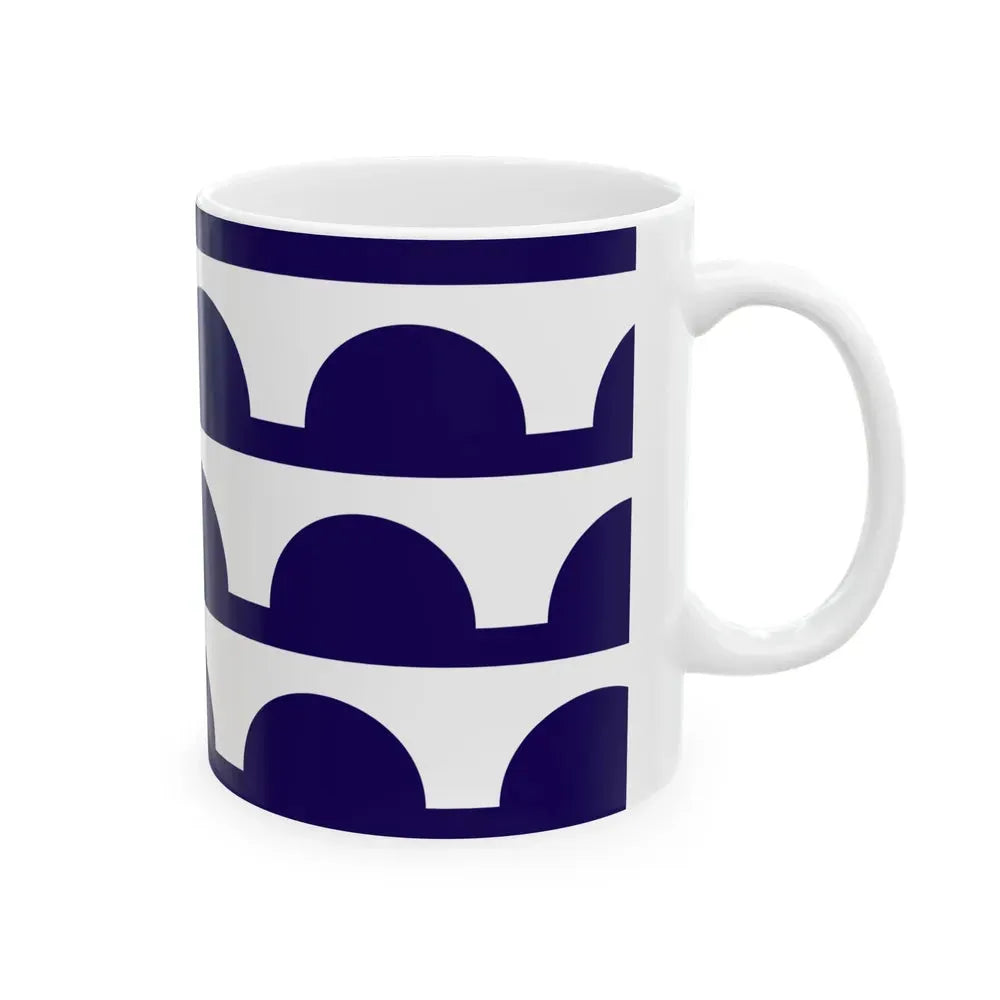 Flag of Des Moines Iowa (United States) White Coffee Mug - Go Mug Yourself