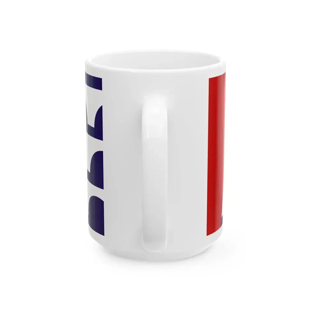 Flag of Des Moines Iowa (United States) White Coffee Mug - Go Mug Yourself