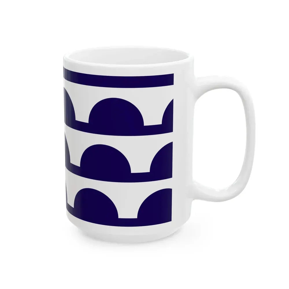 Flag of Des Moines Iowa (United States) White Coffee Mug - Go Mug Yourself