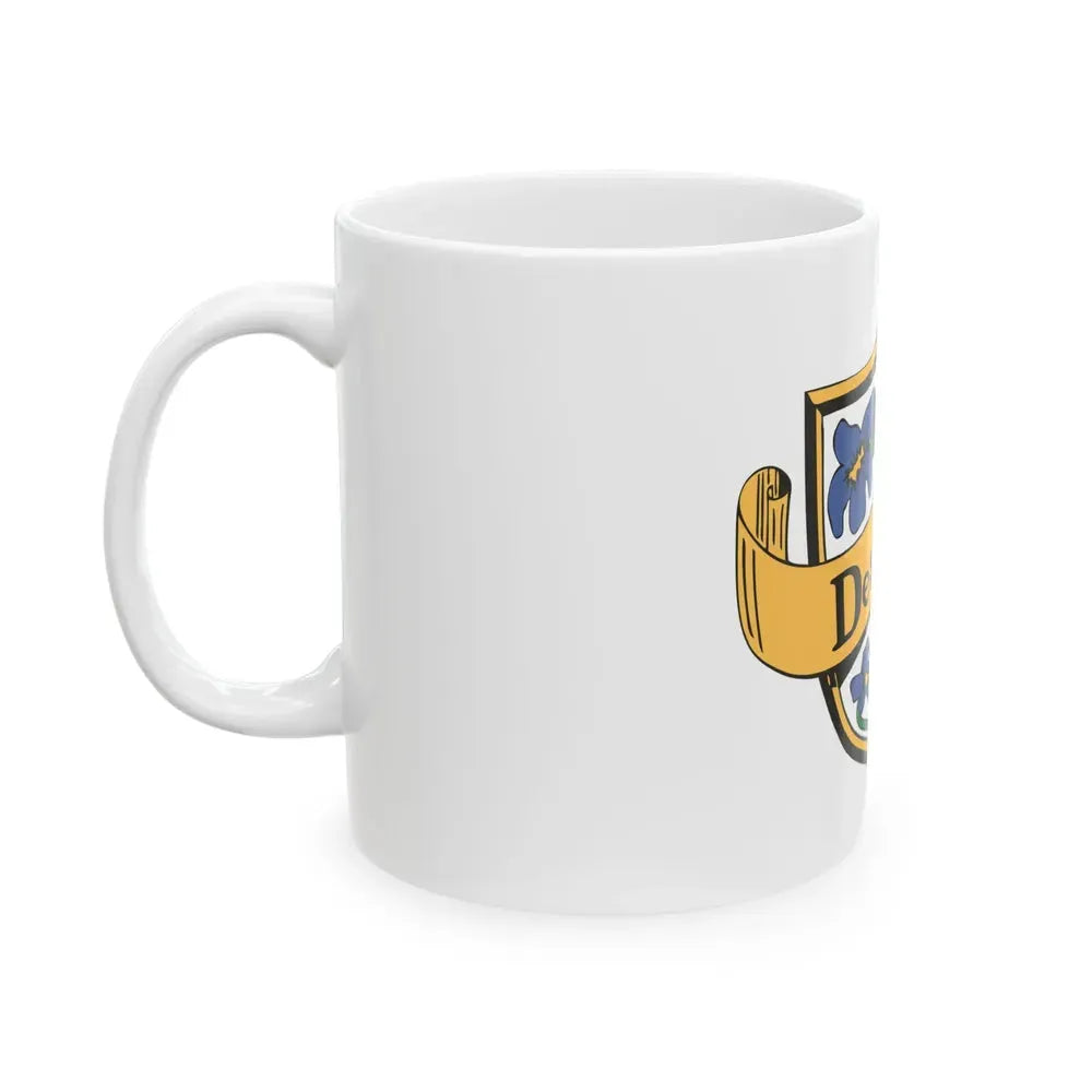 Flag of Des Peres Missouri (United States) White Coffee Mug - Go Mug Yourself