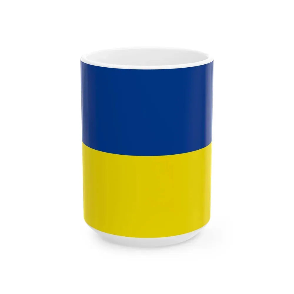 Flag of Desaguadero Bolivia (Bolivia) White Coffee Mug 15oz - Go Mug Yourself