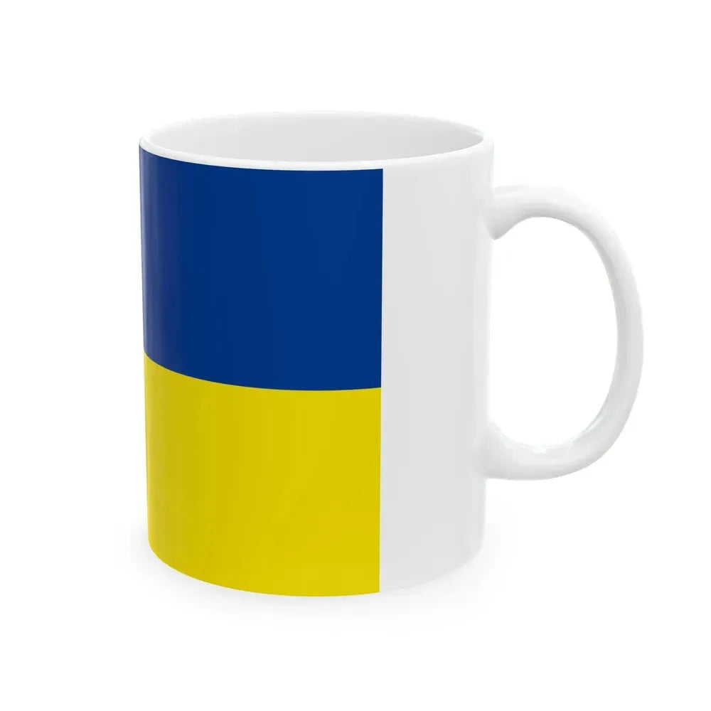 Flag of Desaguadero Bolivia (Bolivia) White Coffee Mug - Go Mug Yourself