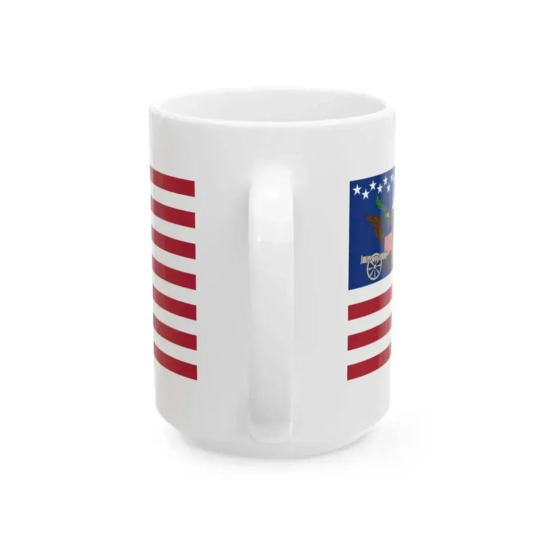 Flag of Deseret reconstructed (United States) White Coffee Mug - Go Mug Yourself