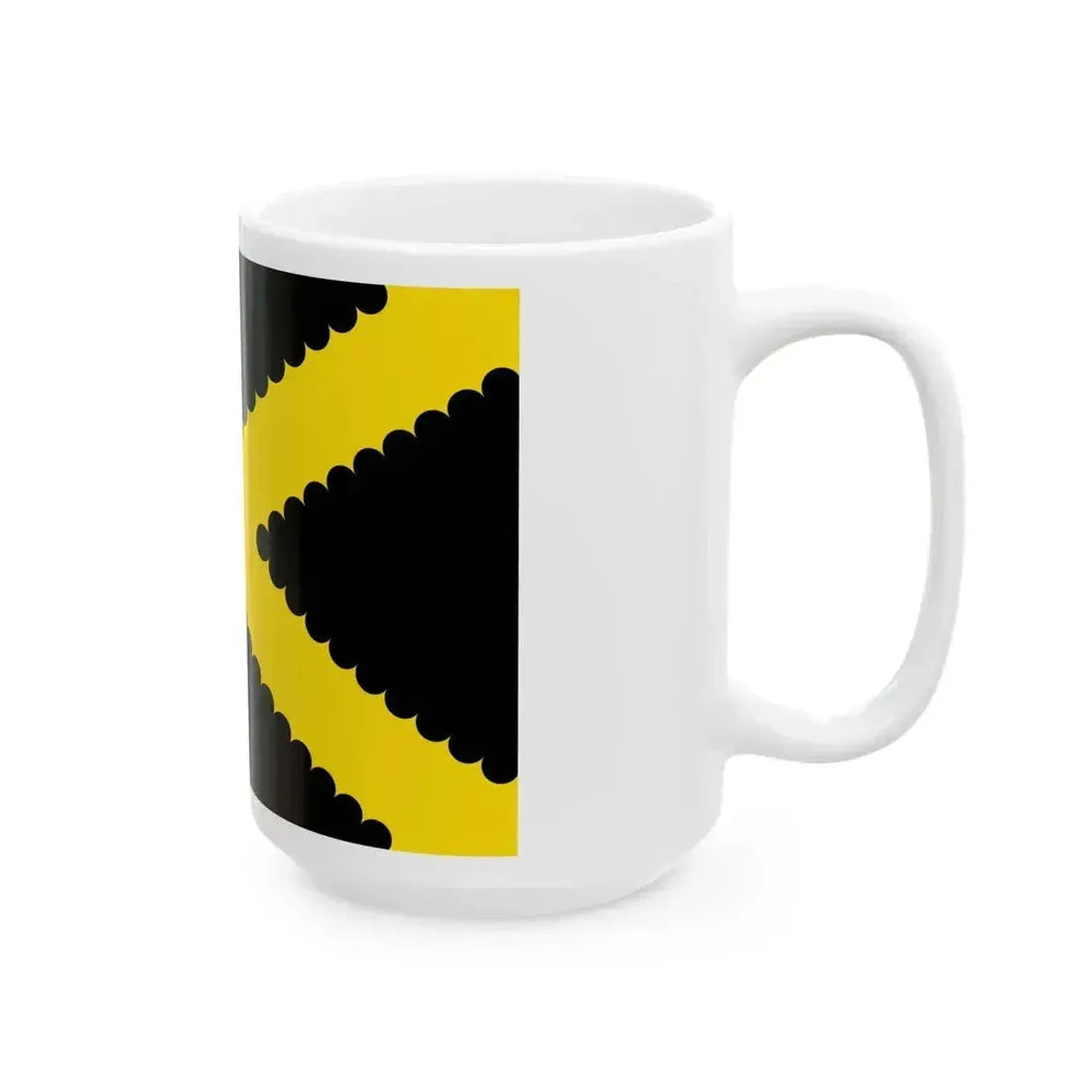 Flag of Dessel (Belgium) White Coffee Mug - Go Mug Yourself