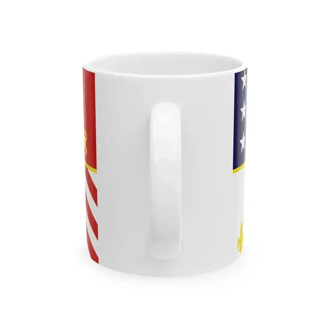 Flag of Detroit 1976-2000 (United States) White Coffee Mug - Go Mug Yourself