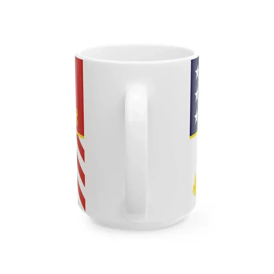 Flag of Detroit 1976-2000 (United States) White Coffee Mug - Go Mug Yourself