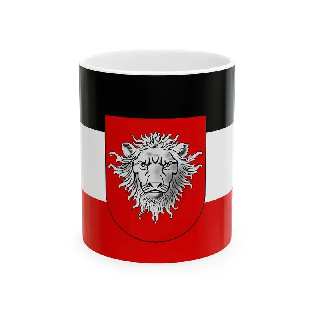 Flag of Deutsch-Ostafrika (Germany) White Coffee Mug 11oz - Go Mug Yourself
