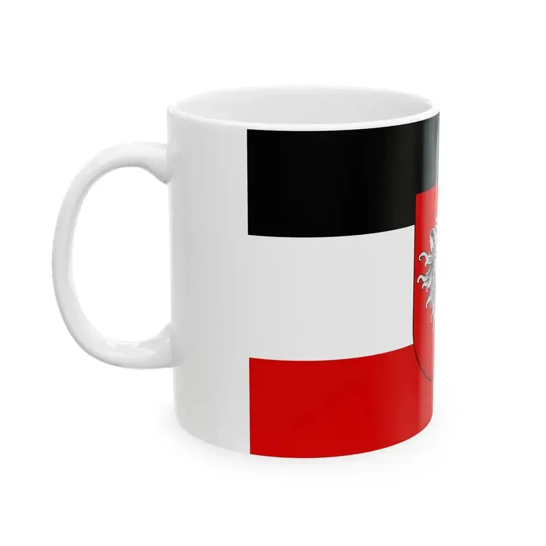 Flag of Deutsch-Ostafrika (Germany) White Coffee Mug - Go Mug Yourself