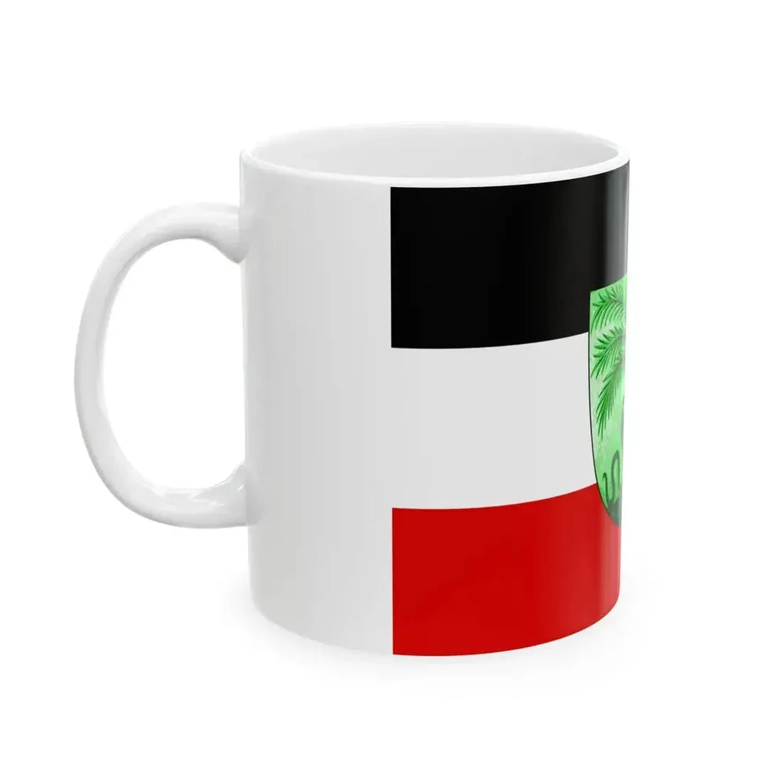 Flag of Deutsch-Togo (Togo) White Coffee Mug - Go Mug Yourself