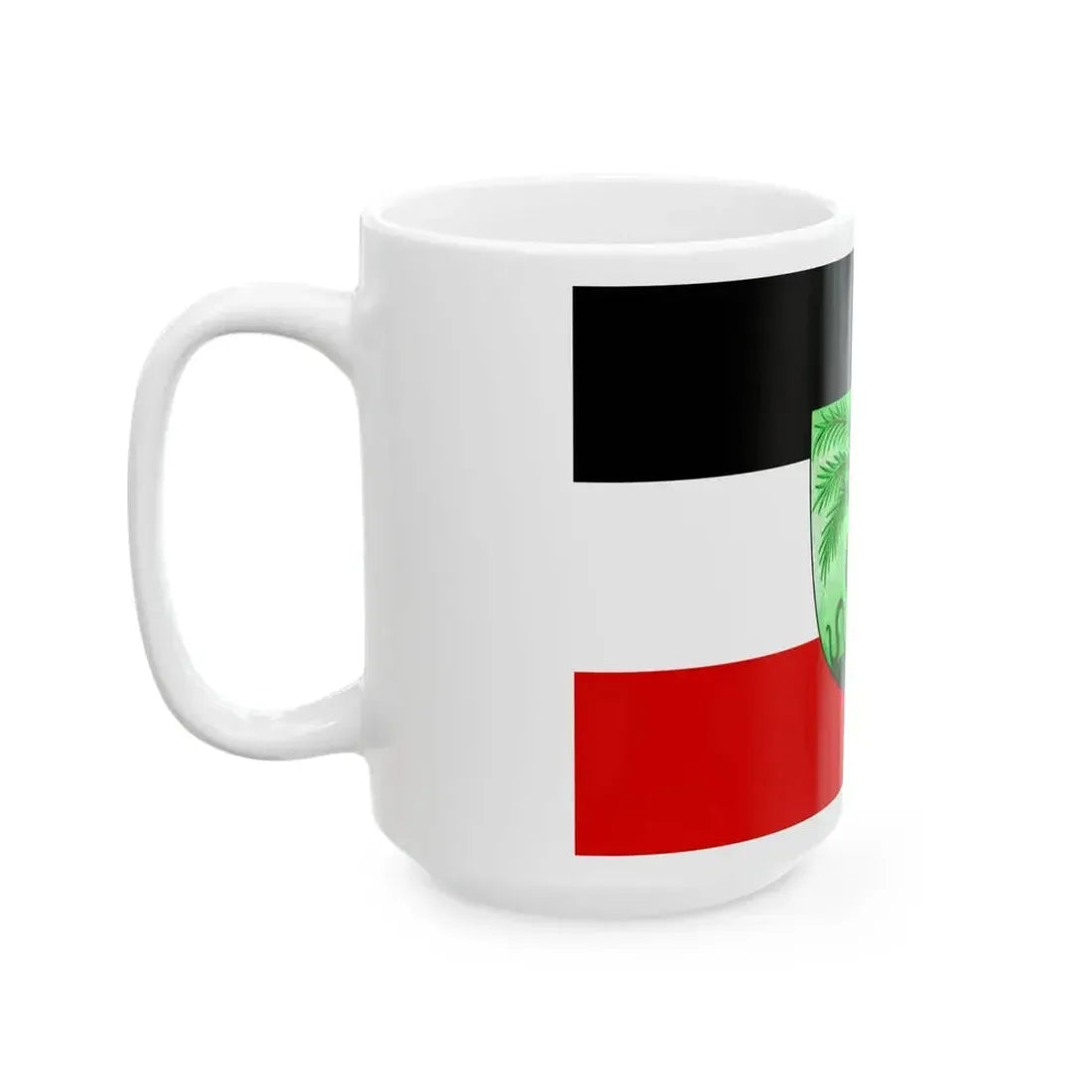 Flag of Deutsch-Togo (Togo) White Coffee Mug - Go Mug Yourself
