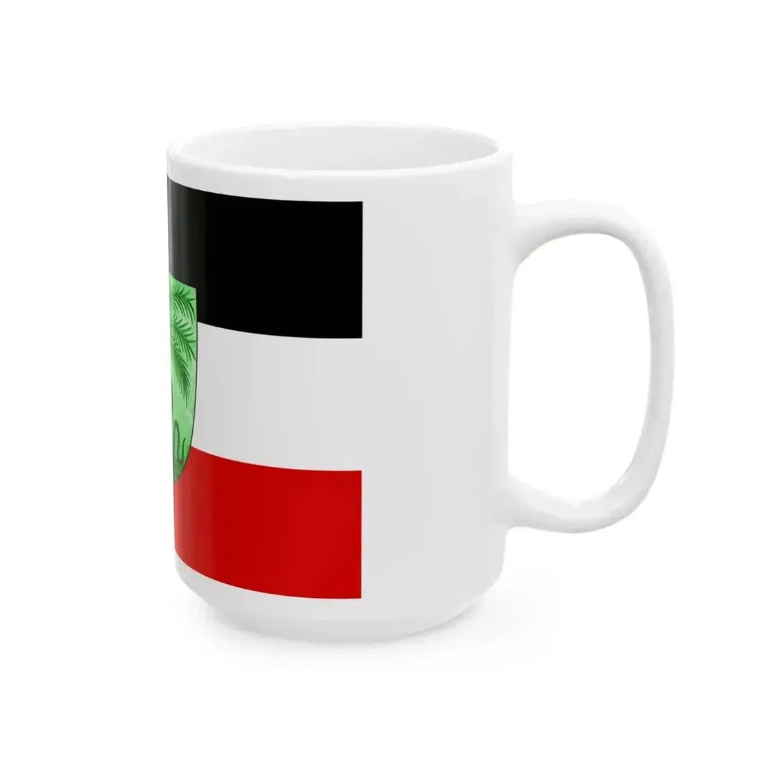 Flag of Deutsch-Togo (Togo) White Coffee Mug - Go Mug Yourself