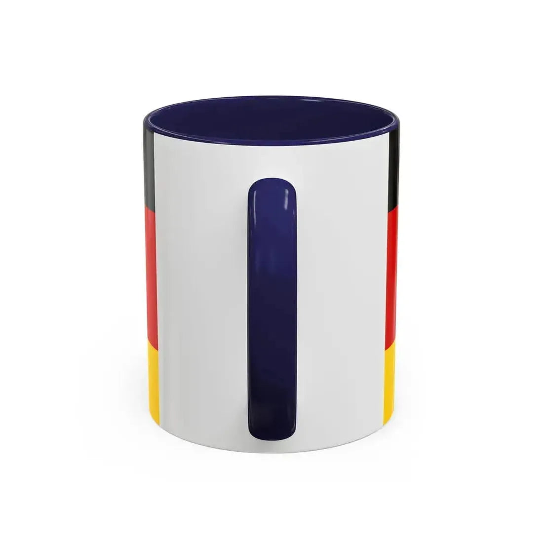 Flag of Deutsche Bundespost Germany - Accent Coffee Mug - Go Mug Yourself