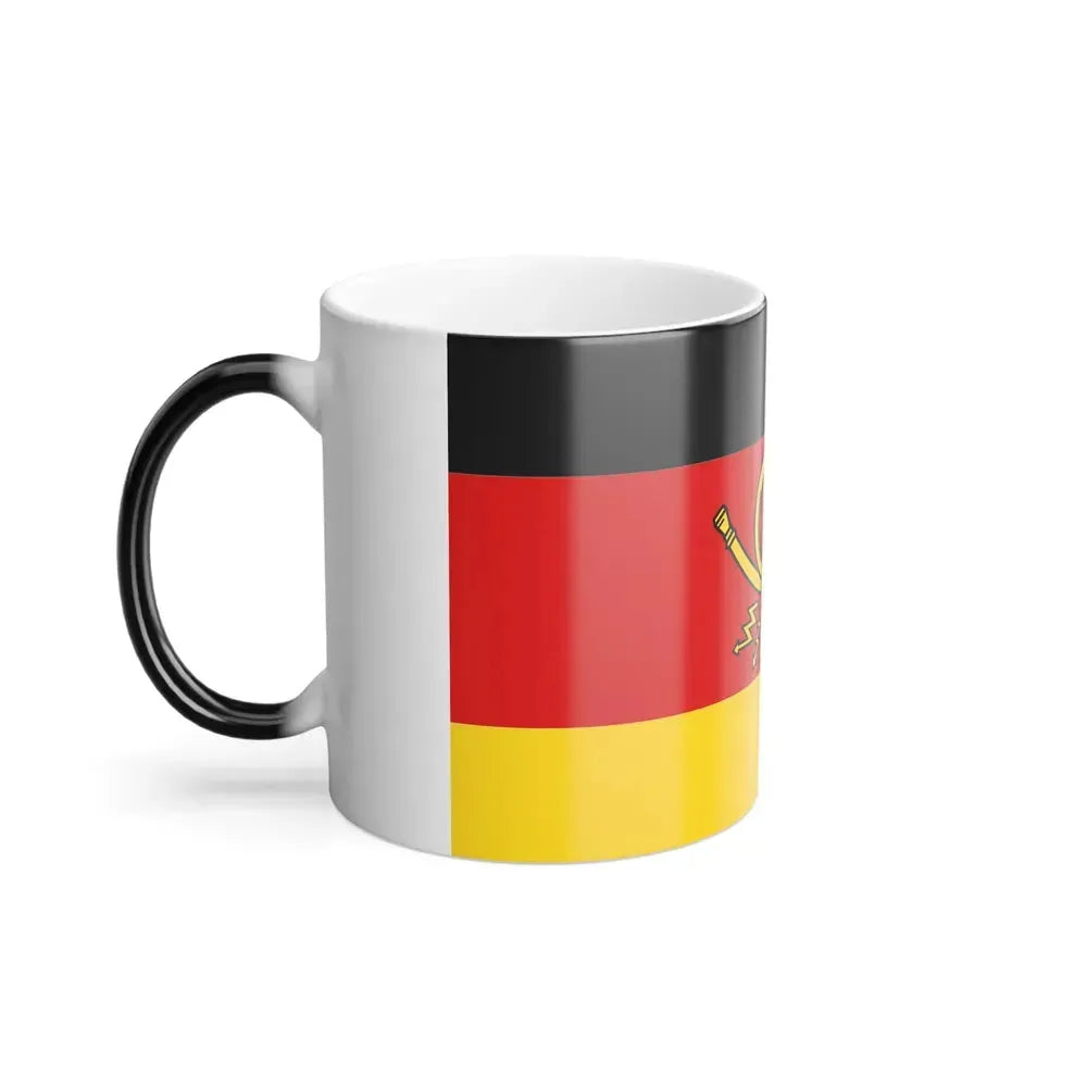 Flag of Deutsche Bundespost Germany - Color Changing Coffee Mug - Go Mug Yourself
