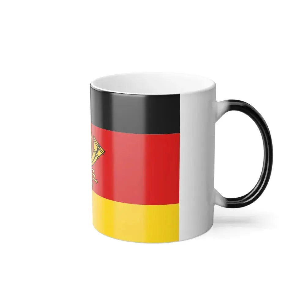Flag of Deutsche Bundespost Germany - Color Changing Coffee Mug - Go Mug Yourself