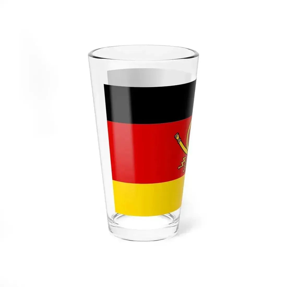 Flag of Deutsche Bundespost Germany - Pint Glass 16oz - Go Mug Yourself