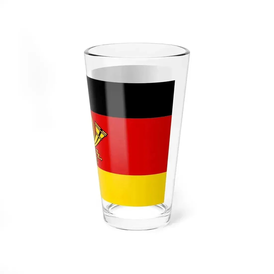 Flag of Deutsche Bundespost Germany - Pint Glass 16oz - Go Mug Yourself