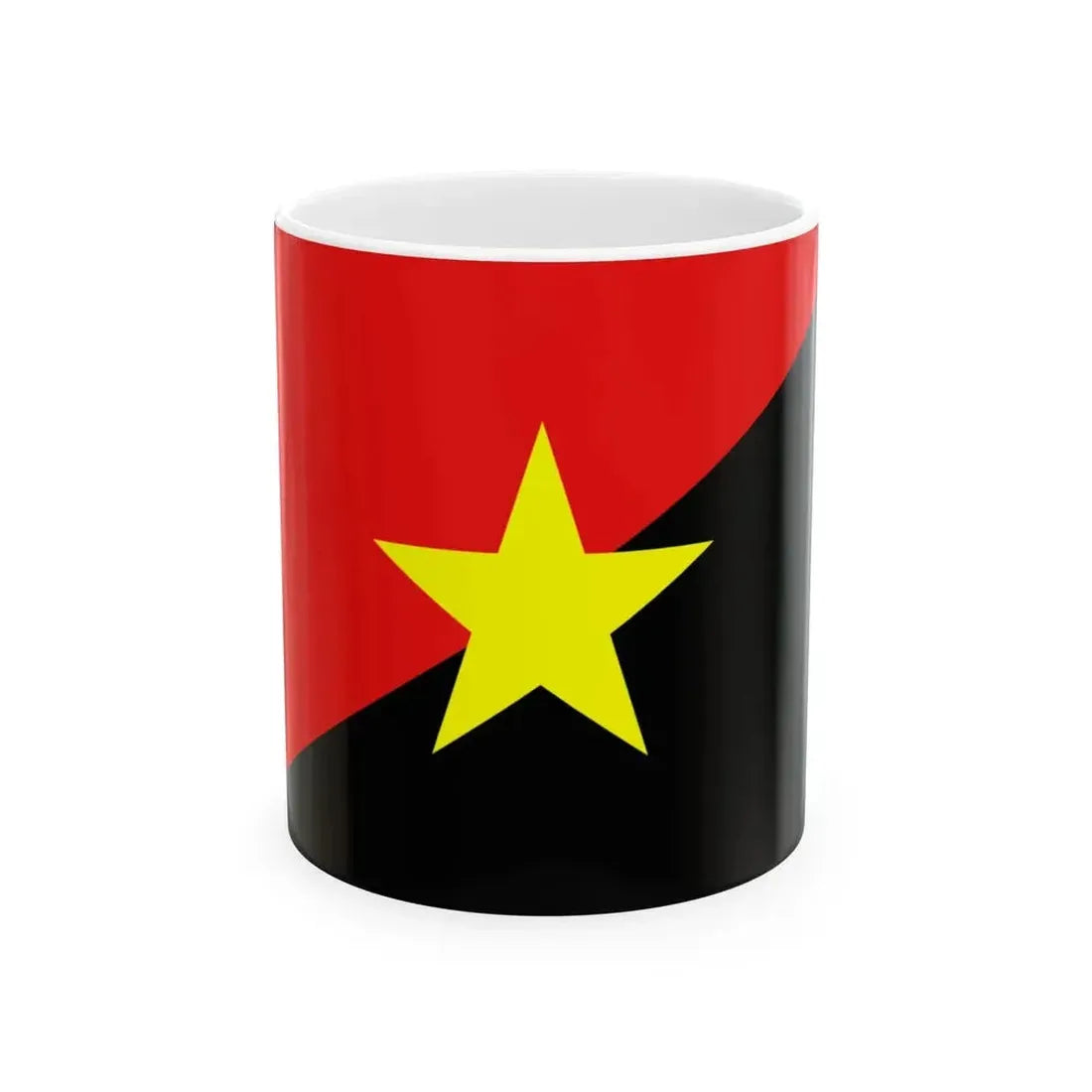 Flag of Devrimci Cephe (Turkey) White Coffee Mug 11oz - Go Mug Yourself