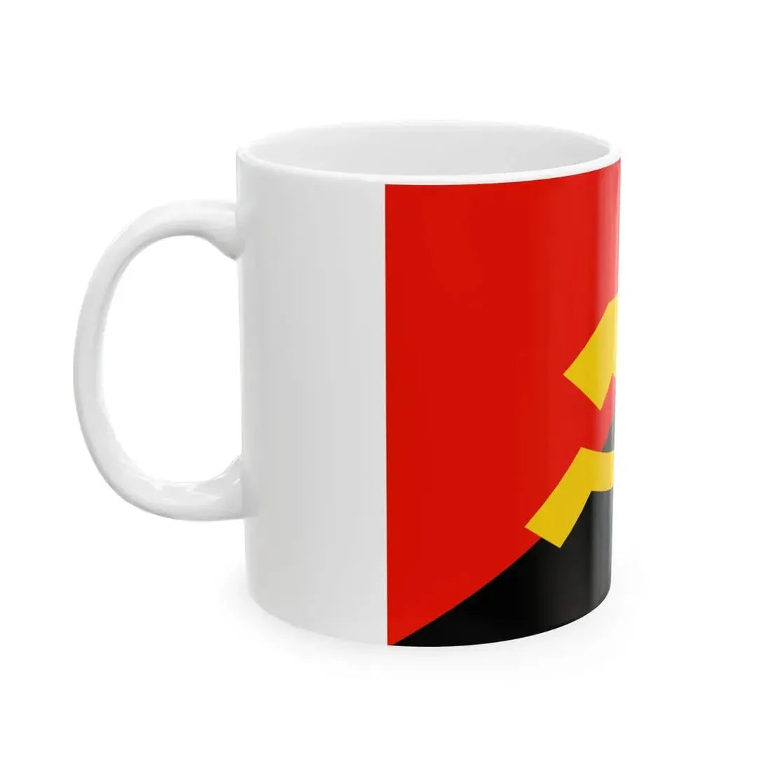 Flag of Devrimci Karargah (Turkey) White Coffee Mug - Go Mug Yourself