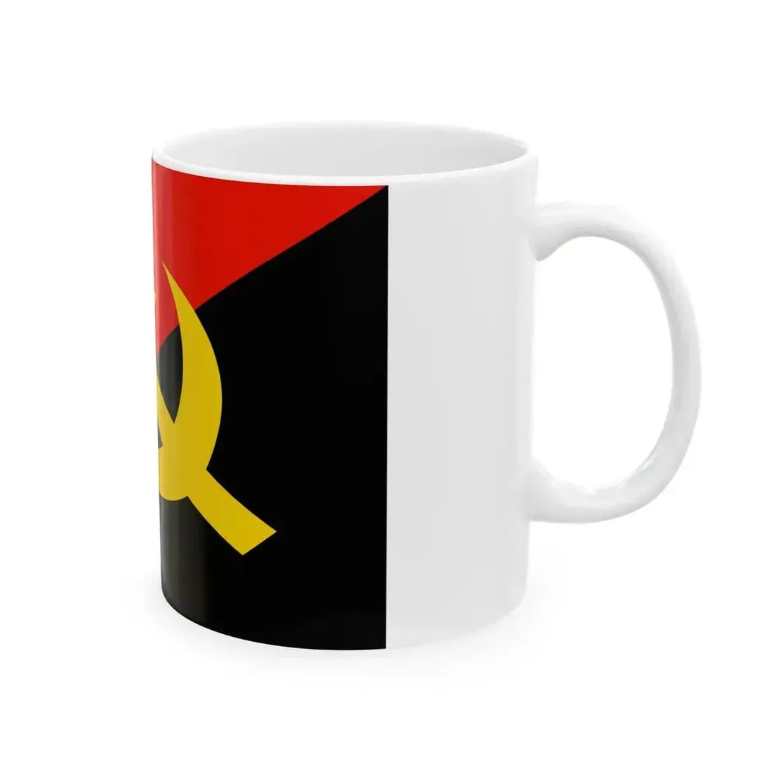 Flag of Devrimci Karargah (Turkey) White Coffee Mug - Go Mug Yourself