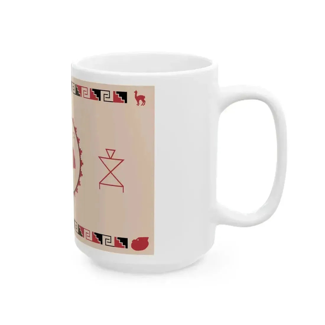 Flag of Diaguita people in Chile (Chile) White Coffee Mug - Go Mug Yourself