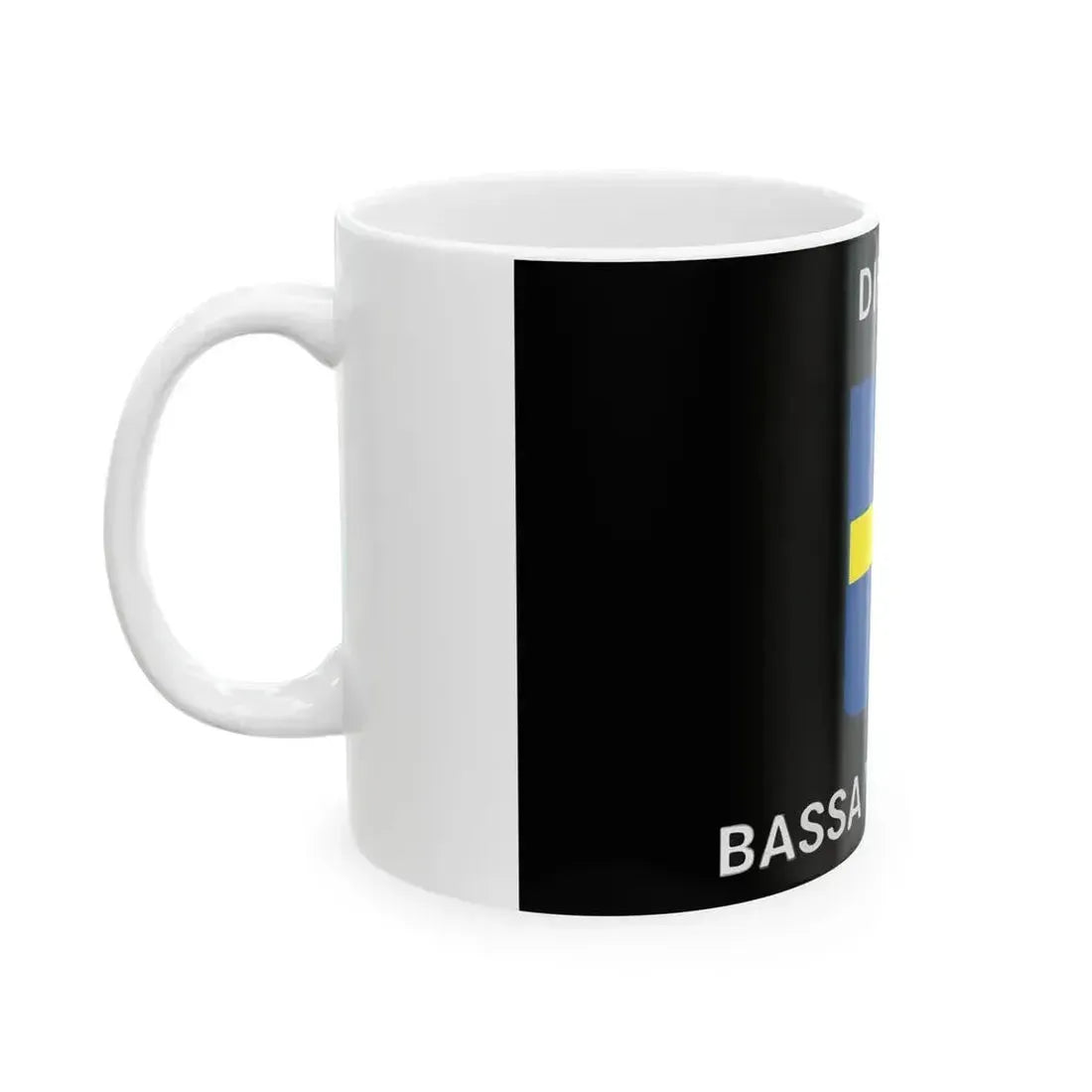Flag of Difesa Bassa Veronese (Italy) White Coffee Mug - Go Mug Yourself