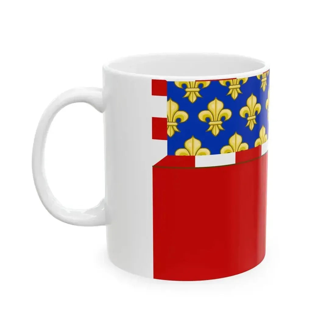 Flag of Dijon (France) White Coffee Mug - Go Mug Yourself