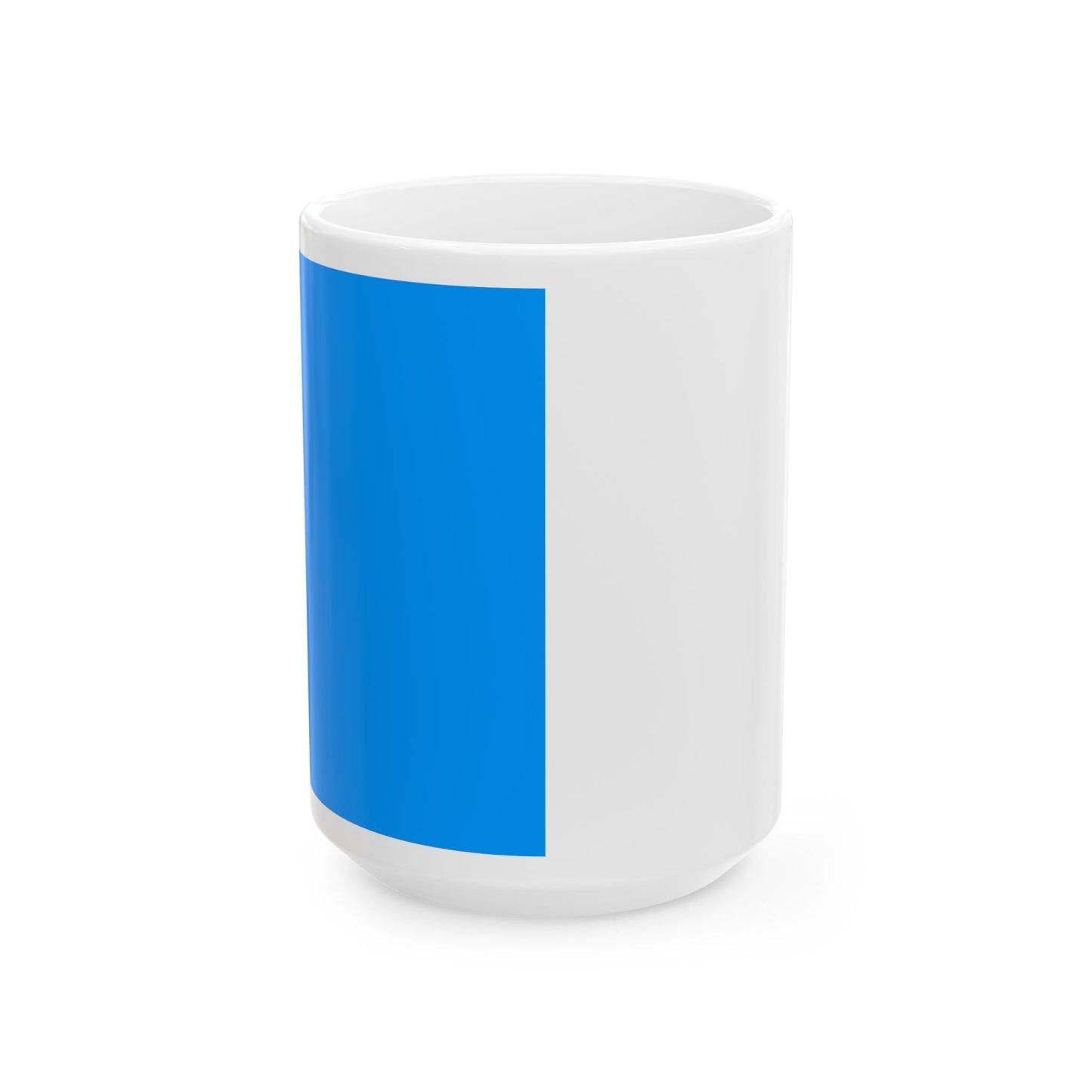 Flag of Dinant (Belgium) White Coffee Mug-15oz-Go Mug Yourself