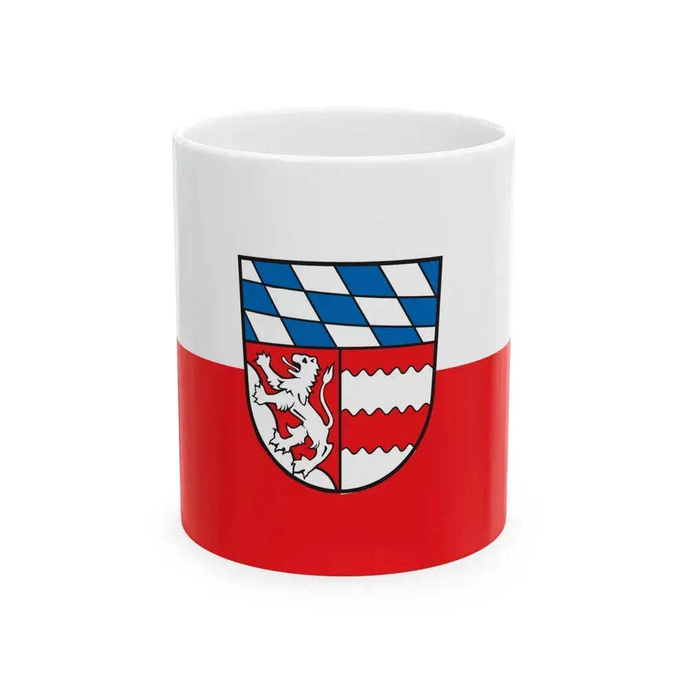Flag of Dingolfing Landau Germany - White Coffee Mug 11oz - Go Mug Yourself