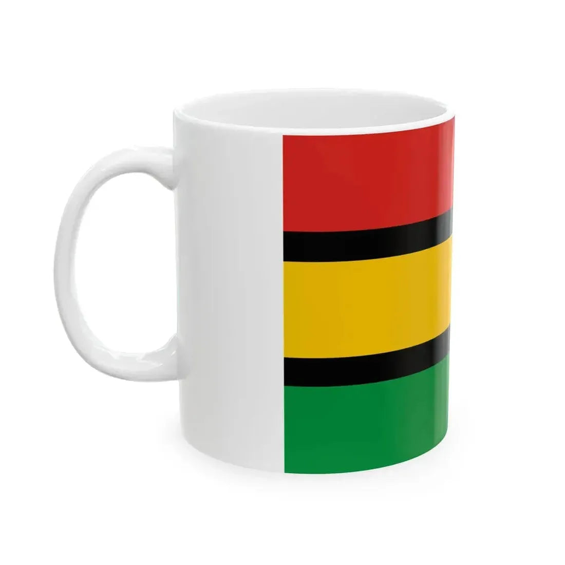 Flag of Dinka people (Sudan) White Coffee Mug - Go Mug Yourself