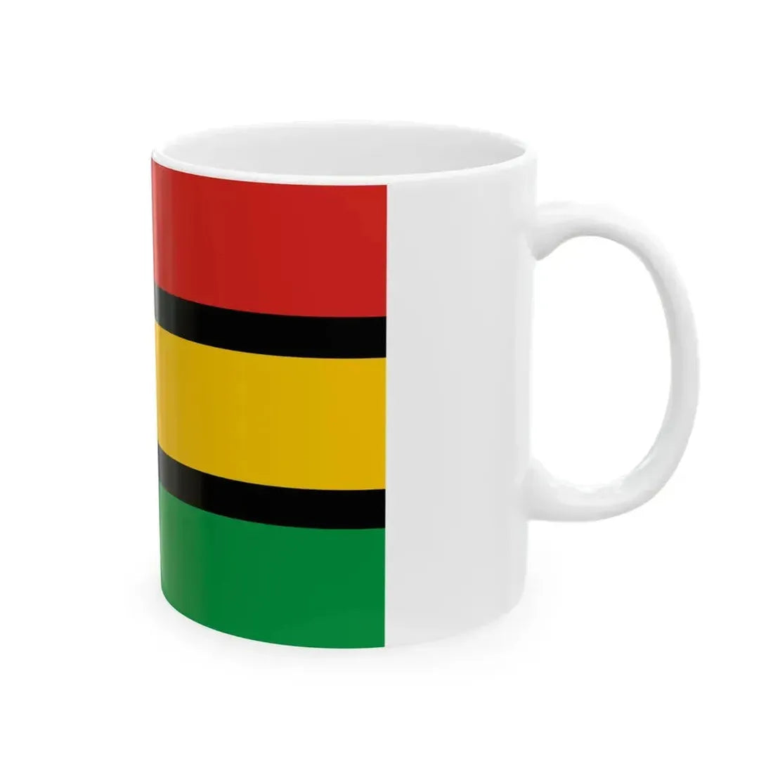 Flag of Dinka people (Sudan) White Coffee Mug - Go Mug Yourself