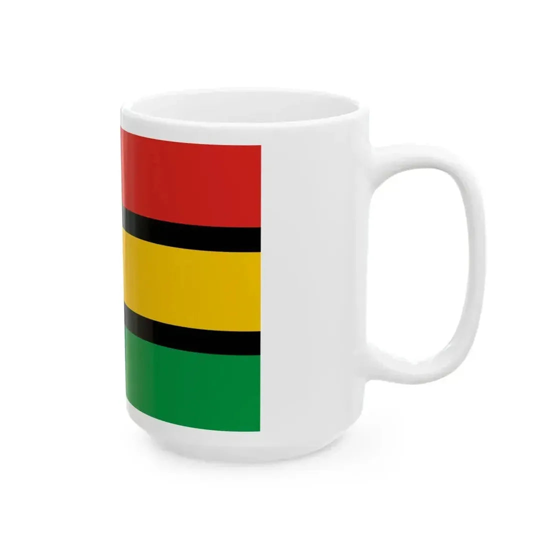 Flag of Dinka people (Sudan) White Coffee Mug - Go Mug Yourself