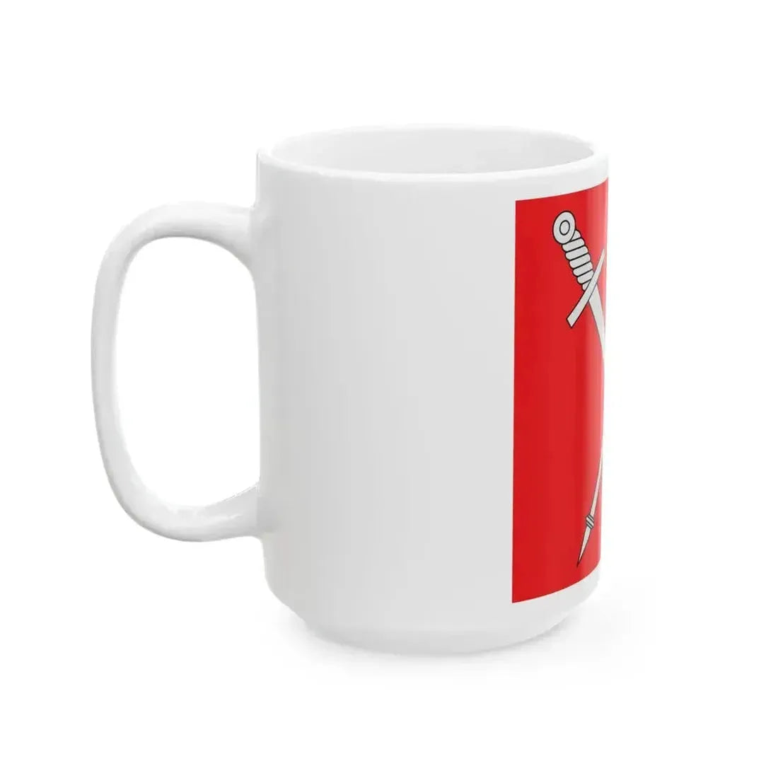 Flag of Diocese of Sion (Switzerland) White Coffee Mug - Go Mug Yourself