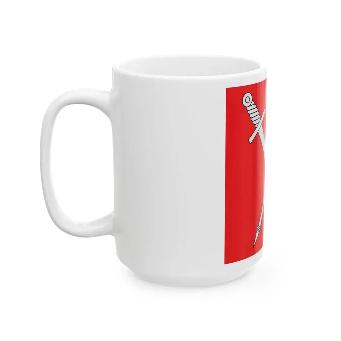 Flag of Diocese of Sion (Switzerland) White Coffee Mug - Go Mug Yourself