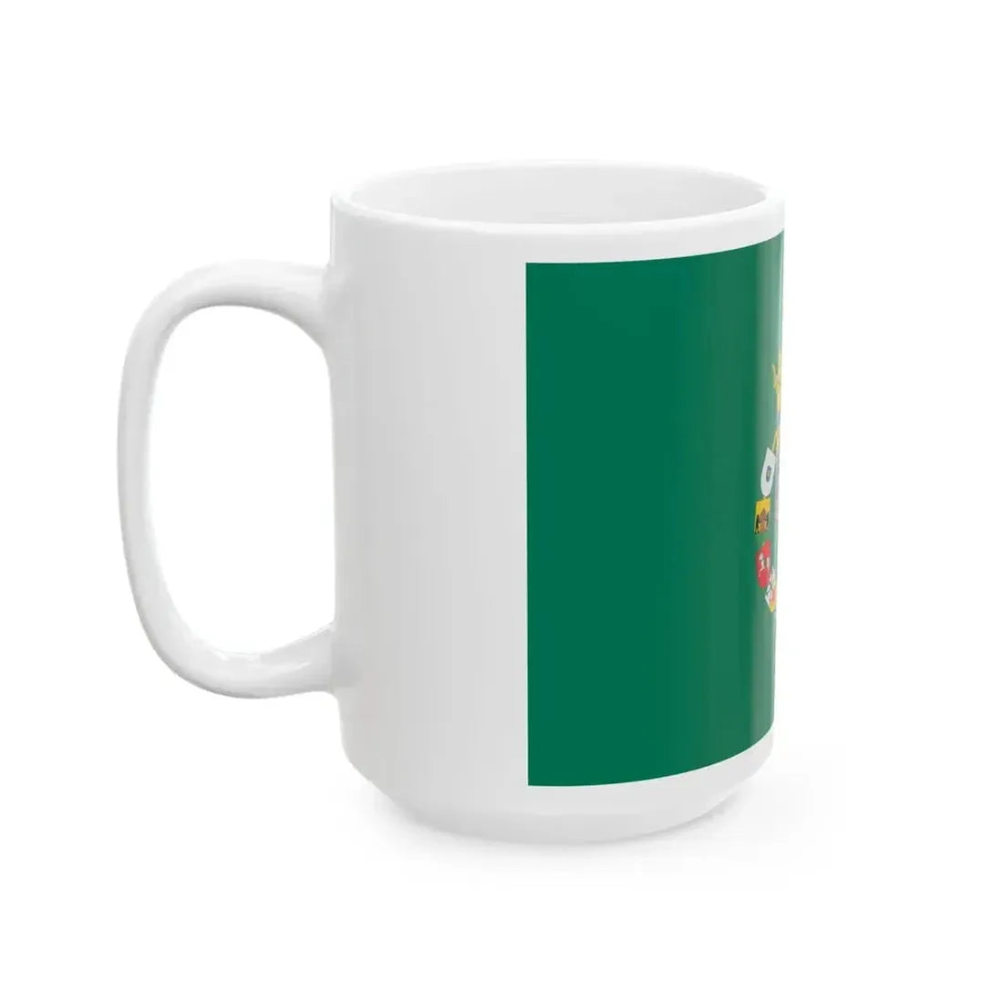 Flag of Diputacion de Sevilla Spain (Spain) White Coffee Mug - Go Mug Yourself
