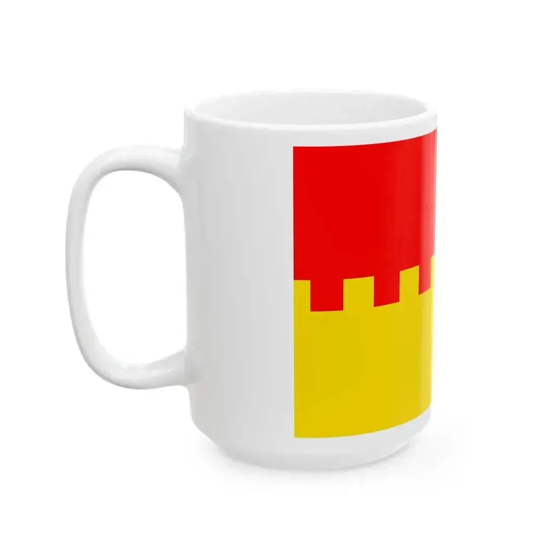 Flag of District Cahul (Moldova) White Coffee Mug - Go Mug Yourself