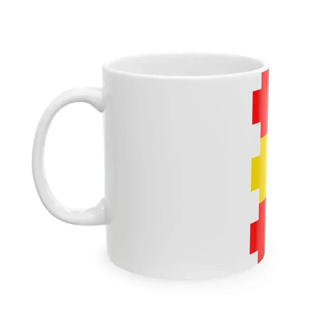 Flag of District Soroca (Moldova) White Coffee Mug - Go Mug Yourself