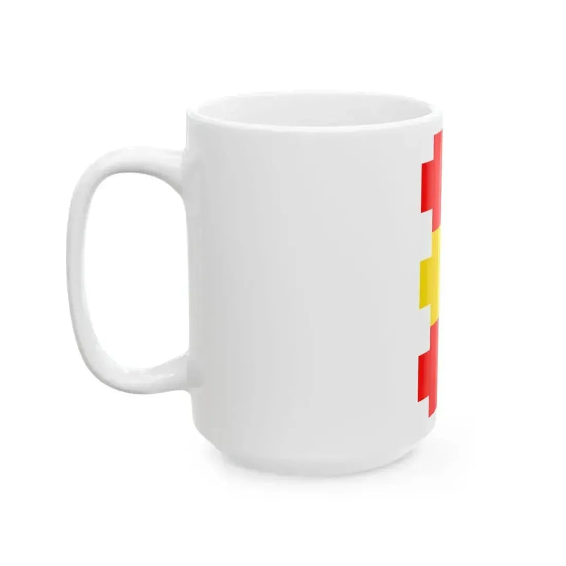 Flag of District Soroca (Moldova) White Coffee Mug - Go Mug Yourself