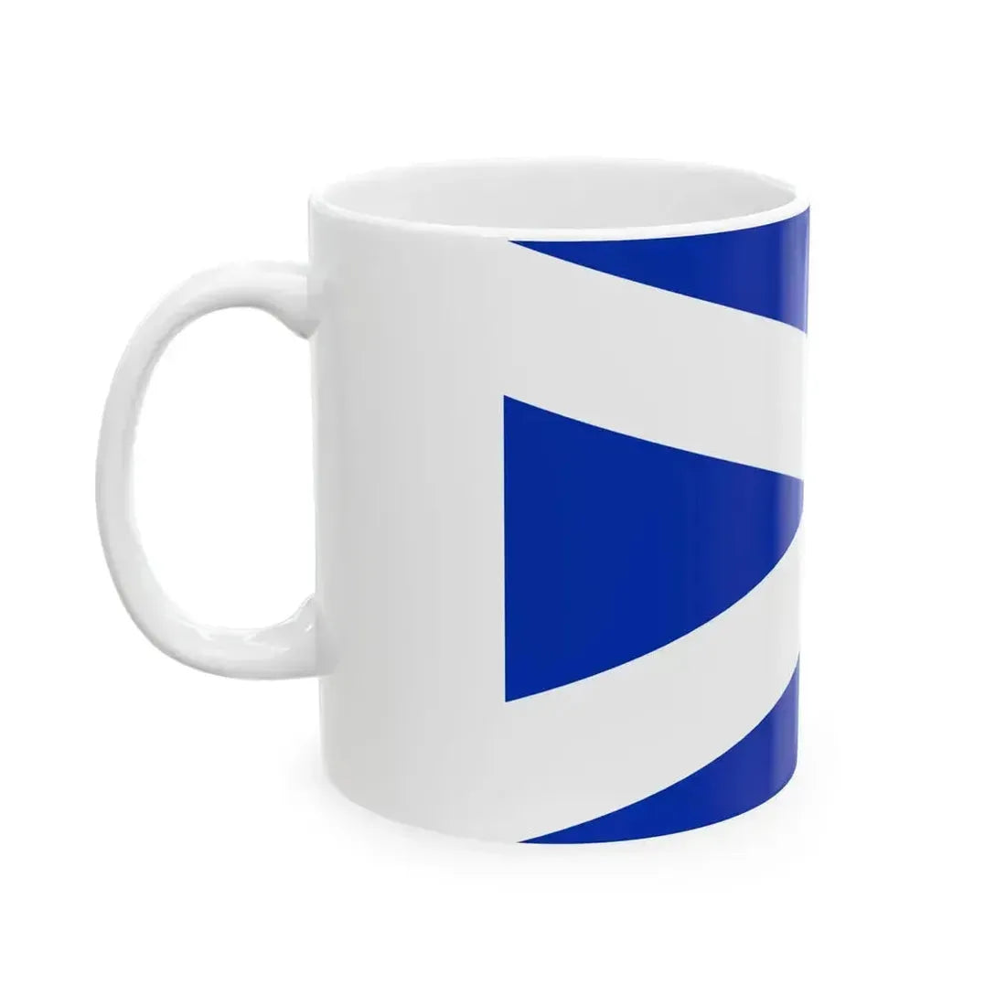 Flag of District Ungheni (Moldova) White Coffee Mug - Go Mug Yourself
